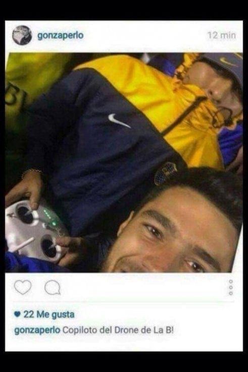 Foto no Instagram do Gonzalo Perlo