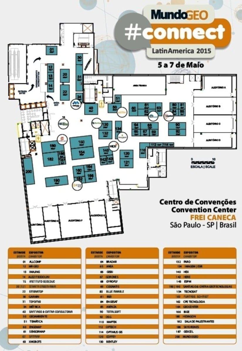 Feira de geotecnologias da América Latina. Dá tempo!